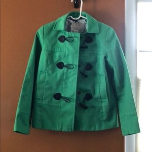 green jacket